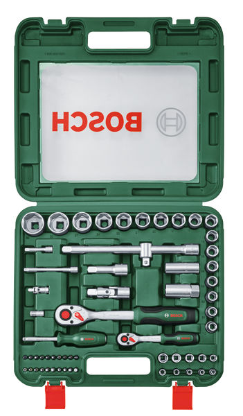 BOSCH Handwerkzeuge 1/4"- + 1/2"-Ratschen-Set 60-teilig BOSCH Handwerkzeuge 1/4"- + 1/2"-Ratschen-Set 60-teilig