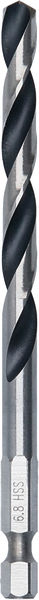 BOSCH Metal HSS Spiralbohrer, 6,8 x 69 x 109 mm, HEX 1/4“ Schaft BOSCH Metal HSS Spiralbohrer, 6,8 x 69 x 109 mm, HEX 1/4“ Schaft