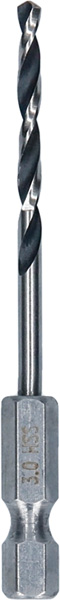 BOSCH HSS PointTeQ Sechskantbohrer 3 mm BOSCH HSS PointTeQ Sechskantbohrer 3 mm
