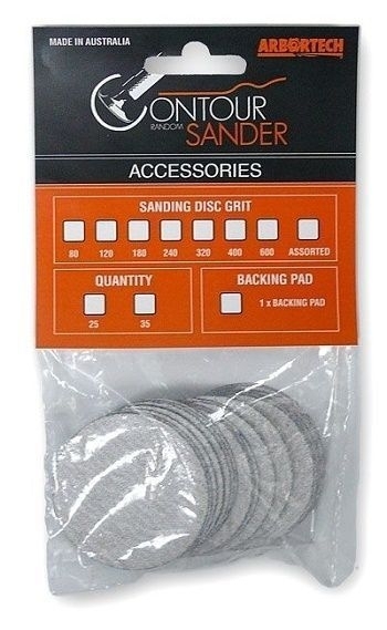 ARBORTECH Schleifblatt-Set "Heavy-Duty" K40-320 ARBORTECH Schleifblatt-Set "Heavy-Duty" K40-320