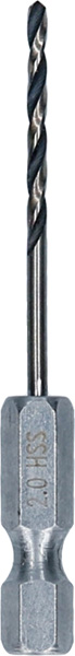 BOSCH HSS PointTeQ Sechskantbohrer 2 mm BOSCH HSS PointTeQ Sechskantbohrer 2 mm