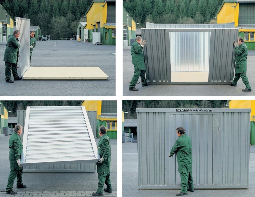 NEUTRAL Materialcontainer MC 1400verzinkt, zerlegt, 4,00 m NEUTRAL Materialcontainer MC 1400verzinkt, zerlegt, 4,00 m