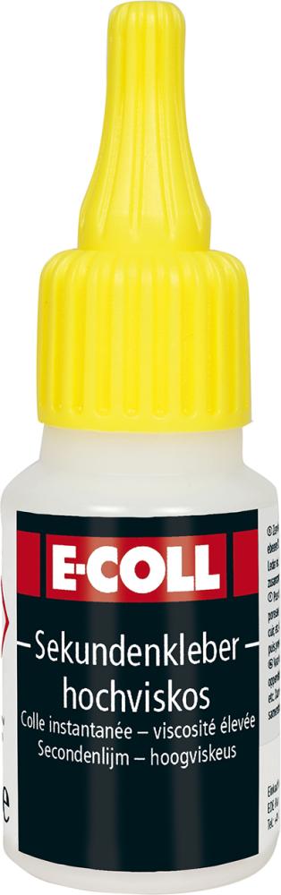 E-COLL Sekundenkleber 20g hochviskos E-COLL E-COLL Sekundenkleber 20g hochviskos E-COLL