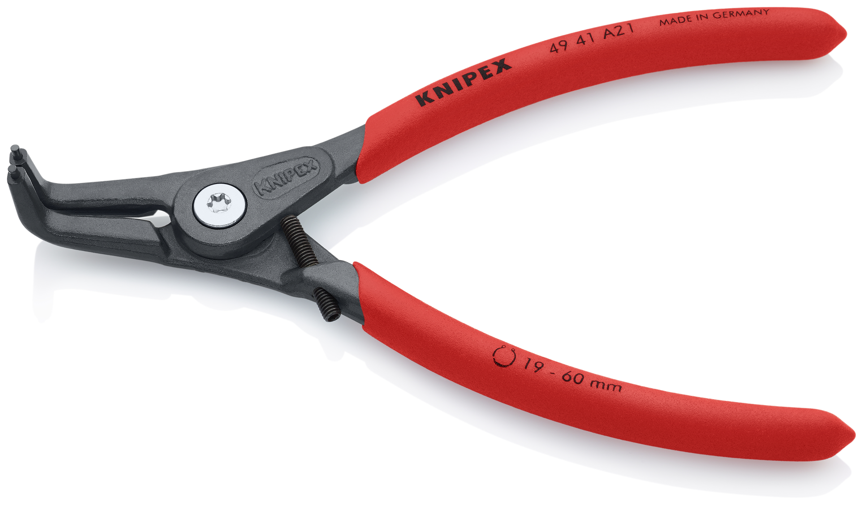 KNIPEX KNIPEX 49 41 A21 Präzisions-Sicherungsringzange für Außenringe auf Wellen 165 mm grau atramentiert mit rutschhemmendem Kunststoff überzogen KNIPEX KNIPEX 49 41 A21 Präzisions-Sicherungsringzange für Außenringe auf Wellen 165 mm grau atramentiert mit rutschhemmendem Kunststoff überzogen