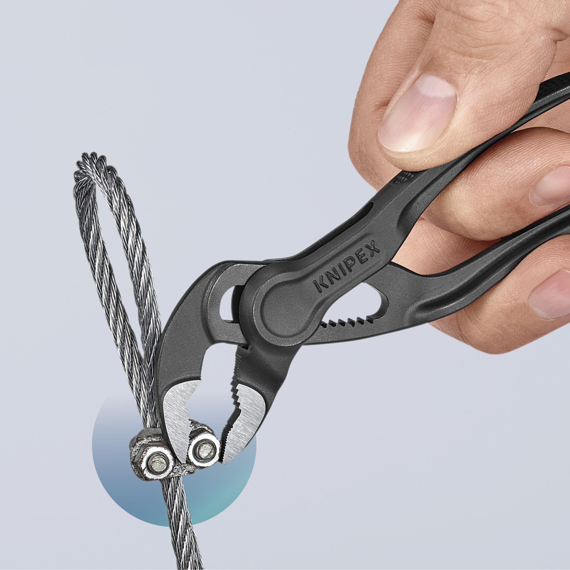KNIPEX KNIPEX 87 00 100 BK Cobra® XS Rohr- und Wasserpumpenzange 100 mm grau atramentiert aufgeprägte, raue Oberfläche poliert KNIPEX KNIPEX 87 00 100 BK Cobra® XS Rohr- und Wasserpumpenzange 100 mm grau atramentiert aufgeprägte, raue Oberfläche poliert