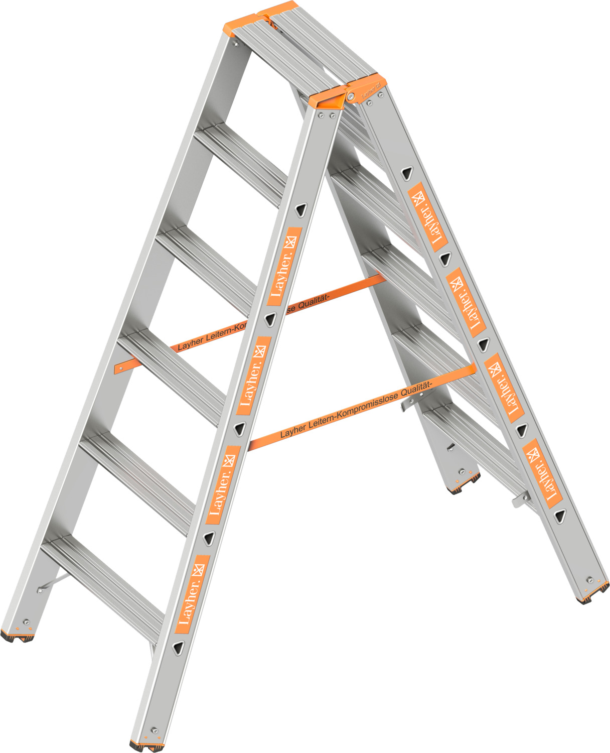 Stufen-Stehleiter 2x6 Stufen TOPIC Stufen-Stehleiter 2x6 Stufen TOPIC