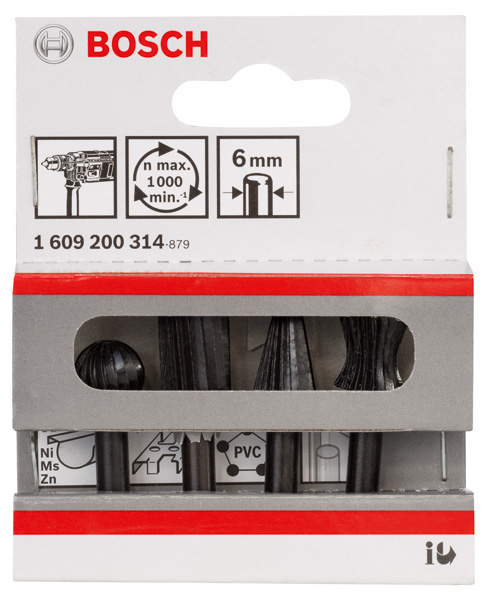 BOSCH 4-tlg. Freihandfräser-Set, 13 mm BOSCH 4-tlg. Freihandfräser-Set, 13 mm