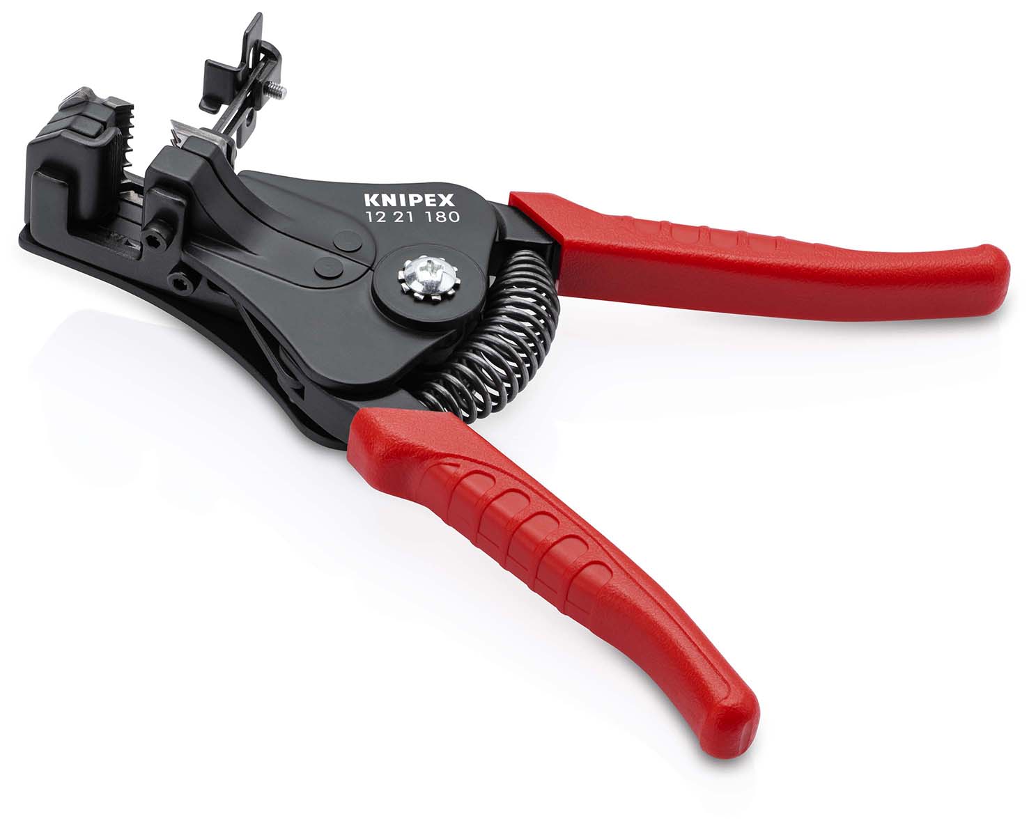 KNIPEX KNIPEX 12 21 180 Abisolierzange mit Formmessern 180 mm schwarz lackiert mit Kunststoff-Griffhüllen KNIPEX KNIPEX 12 21 180 Abisolierzange mit Formmessern 180 mm schwarz lackiert mit Kunststoff-Griffhüllen