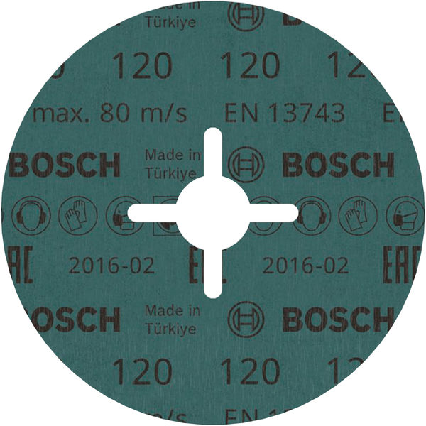 BOSCH PRO R574 Fiberscheibe, 125 mm, G120 BOSCH PRO R574 Fiberscheibe, 125 mm, G120