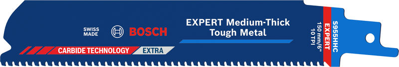 BOSCH EXPERT Medium-Thick Tough Metal S955HHC Säbelsägeblatt, 10-tlg. BOSCH EXPERT Medium-Thick Tough Metal S955HHC Säbelsägeblatt, 10-tlg.