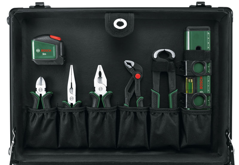 BOSCH Handwerkzeuge Rollwerkzeugkoffer-Set 119-teilig