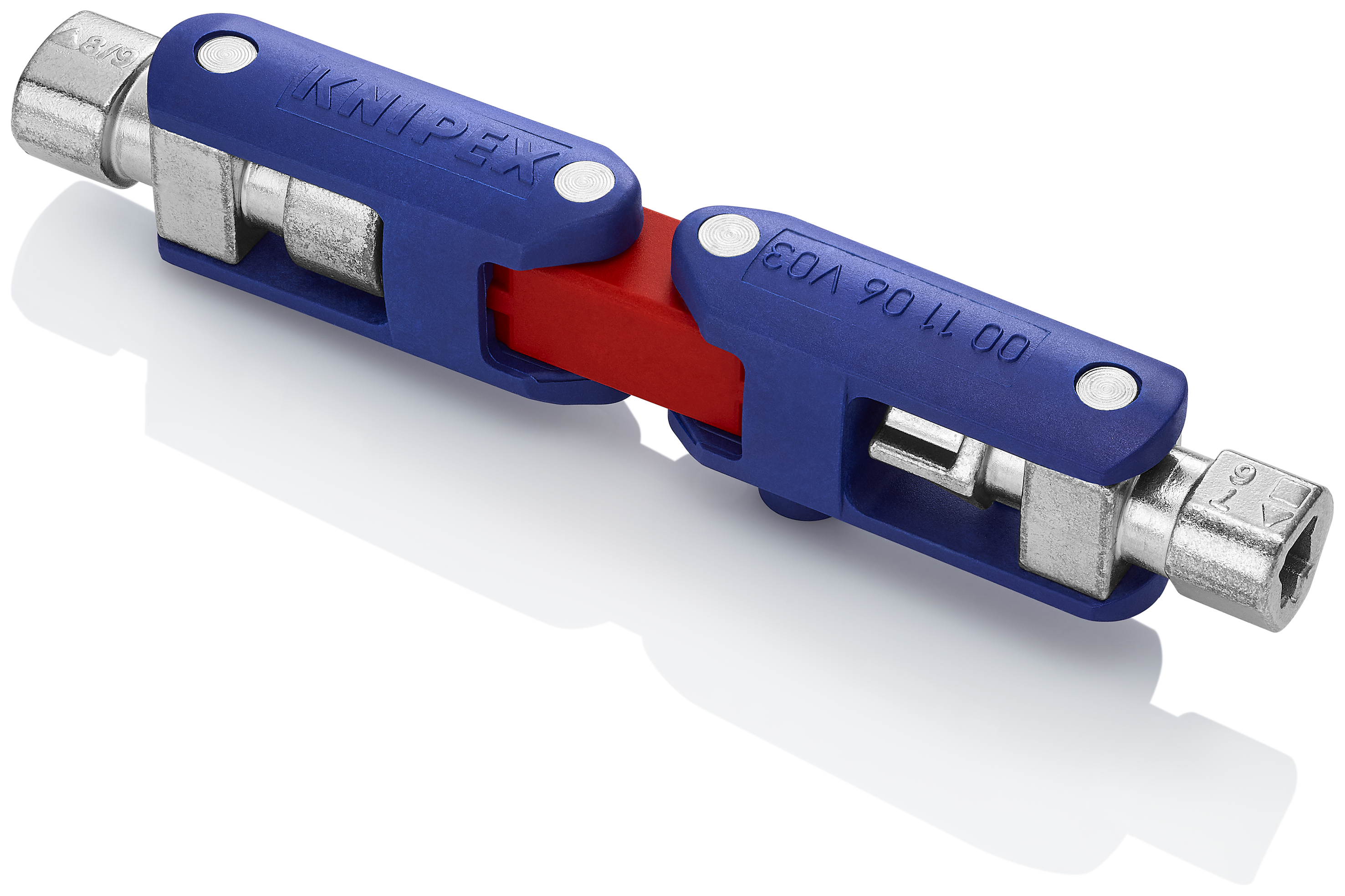 KNIPEX KNIPEX 00 11 06 V03 Schaltschrankschlüssel Double-Joint 62 mm KNIPEX KNIPEX 00 11 06 V03 Schaltschrankschlüssel Double-Joint 62 mm