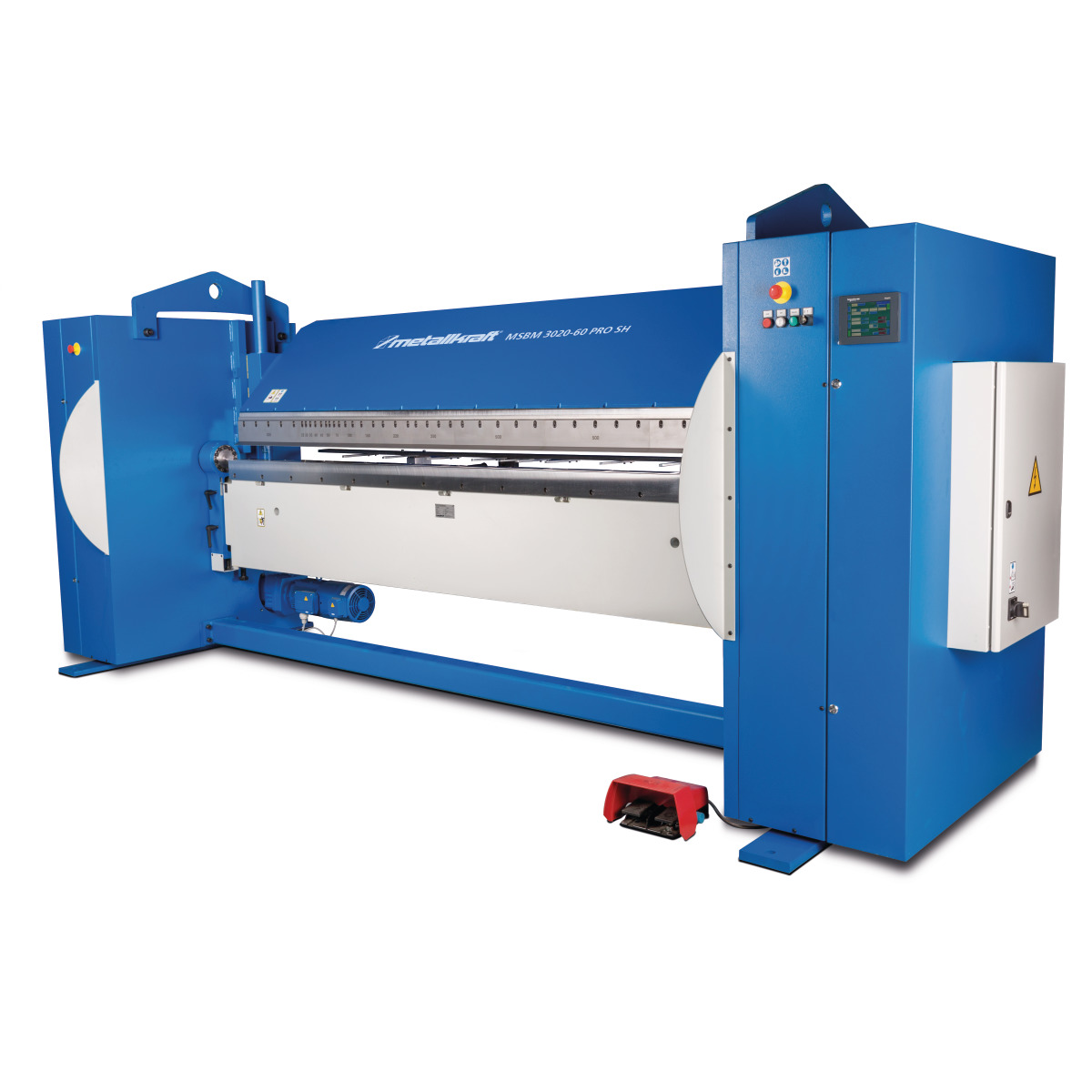 Metallkraft Motorische Schwenkbiegemaschine in sehr schwerer Ausführung MSBM 2520-70 PRO DUO