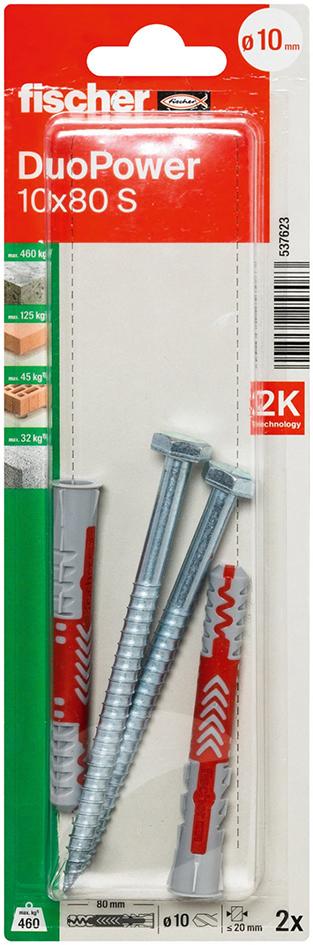 FISCHER 2-K-Dübel DuoPower 6x30 S FISCHER 2-K-Dübel DuoPower 6x30 S