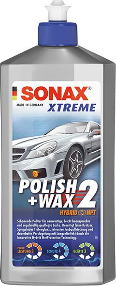 SONAX SONAX XTREME Polish+ Wax 2 Hybrid NPT 500 ml SONAX SONAX XTREME Polish+ Wax 2 Hybrid NPT 500 ml