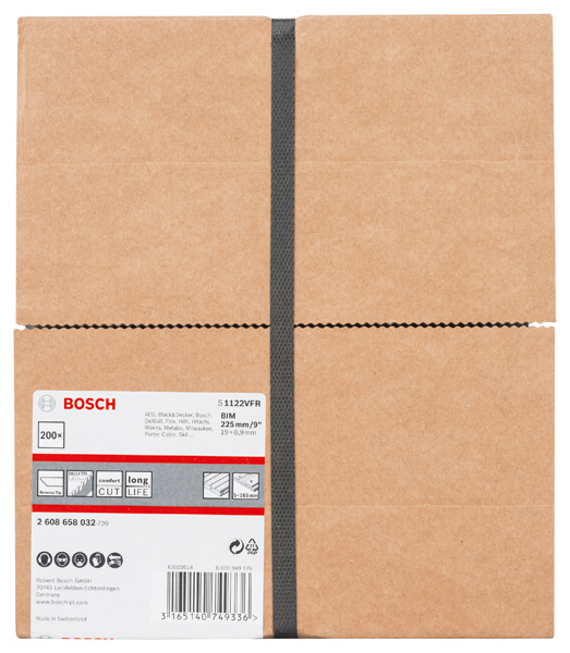 Bosch - Säbelsägeblatt PalletRepair S1122VFR 200er-Pack Art. 2608658032 Bosch - Säbelsägeblatt PalletRepair S1122VFR 200er-Pack Art. 2608658032
