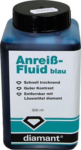 DIAMANT Anreiß-Fluid 500ml blau DIAMANT