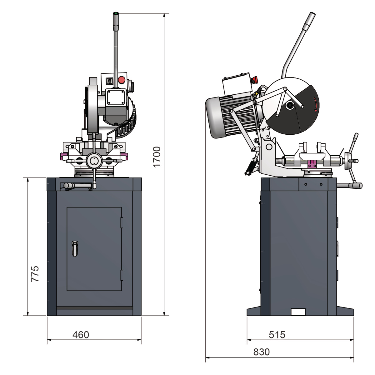 STÜRMER Manuelle Metallkreissägen Optimum OPTIsaw CS 275 STÜRMER Manuelle Metallkreissägen Optimum OPTIsaw CS 275
