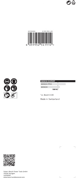 BOSCH EXPERT C470 Schleifblatt, 93x186mm, K40, 8 Löcher, 10-tlg.