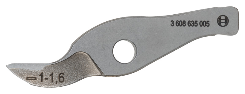BOSCH Messer gerade bis 1,6 mm, für Bosch-Schlitzschere GSZ 160 Professional
