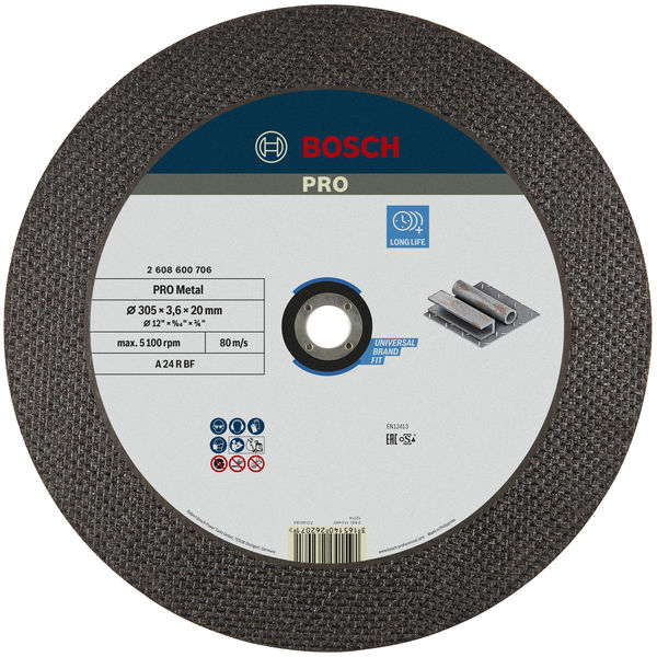 BOSCH PRO Metal Trennscheibe, 300 x 3,5 x 20 mm