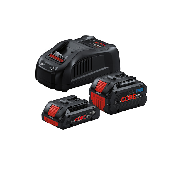 BOSCH Starter-Set 18V 1x ProCORE18V 4.0Ah + 1x ProCORE18V 5.5Ah + GAL 1880 CV