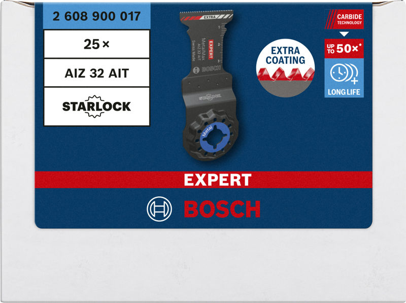 BOSCH EXPERT MetalMax AIZ 32 AIT Tauchsägeblatt für Multifunktionsw., 40x32 mm, TU25 BOSCH EXPERT MetalMax AIZ 32 AIT Tauchsägeblatt für Multifunktionsw., 40x32 mm, TU25