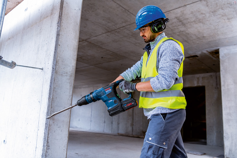 BOSCH Akku-Bohrhammer BITURBO mit SDS max GBH 18V-36 C, 2 x Akku ProCORE18V 5.5Ah BOSCH Akku-Bohrhammer BITURBO mit SDS max GBH 18V-36 C, 2 x Akku ProCORE18V 5.5Ah