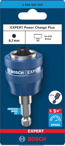 BOSCH EXPERT Power Change Plus Aufsteckhalter, Sechskantschaft 8,7 mm