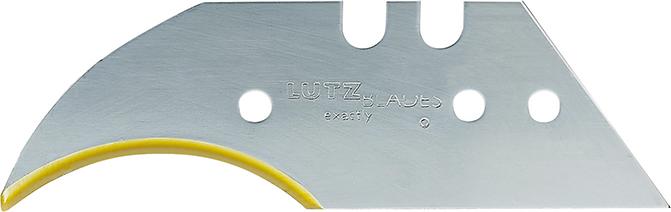 N.A. Sichelmesserklinge TiN 58,9x18,7x0,65mm Pack a 10 Stück LUTZ BLADES