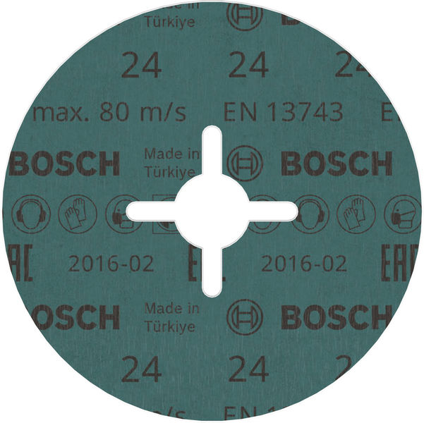 BOSCH PRO R574 Fiberscheibe, 125 mm, G24 BOSCH PRO R574 Fiberscheibe, 125 mm, G24