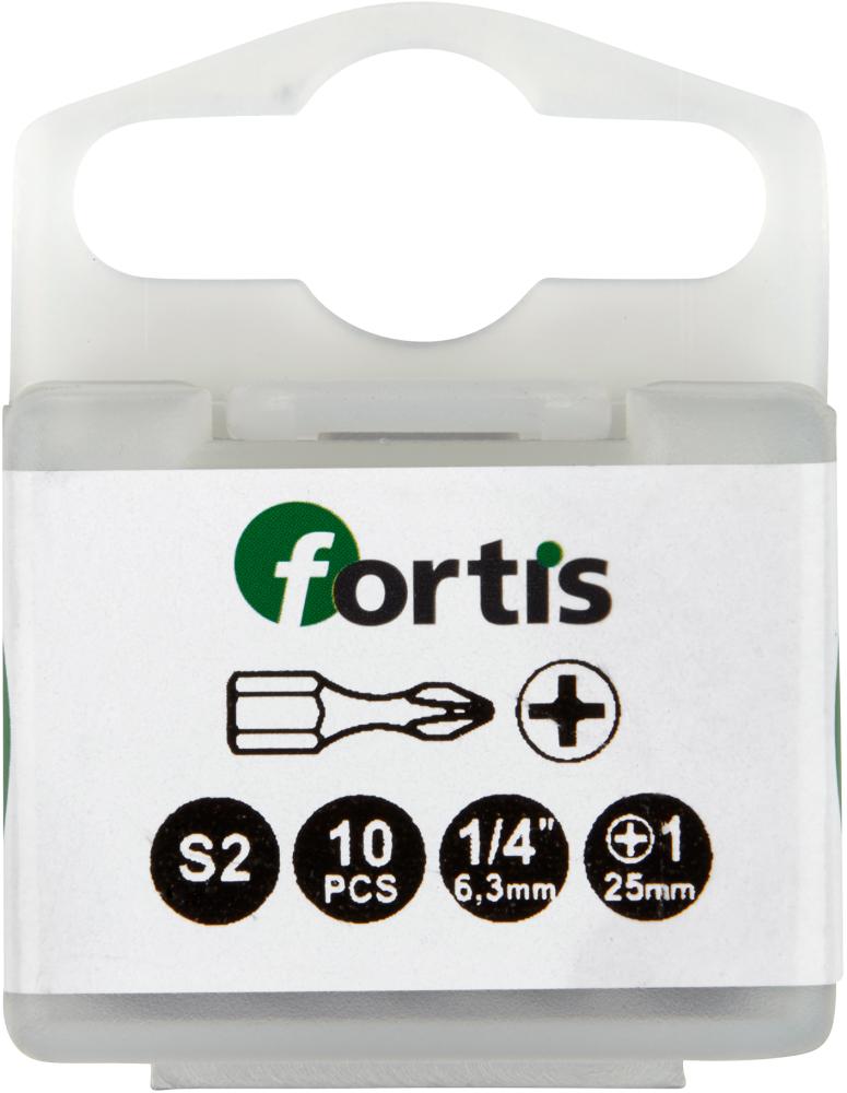 FORTIS Bit 1/4" DIN3126 C6,3 PH 1x25mm Torsion á 10 Stk. FORTIS Bit 1/4" DIN3126 C6,3 PH 1x25mm Torsion á 10 Stk.