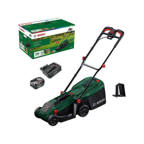 BOSCH Akku-Rasenmäher Rotak 18V-32, 1x Akku PBA 18V 4.0Ah BOSCH Akku-Rasenmäher Rotak 18V-32, 1x Akku PBA 18V 4.0Ah