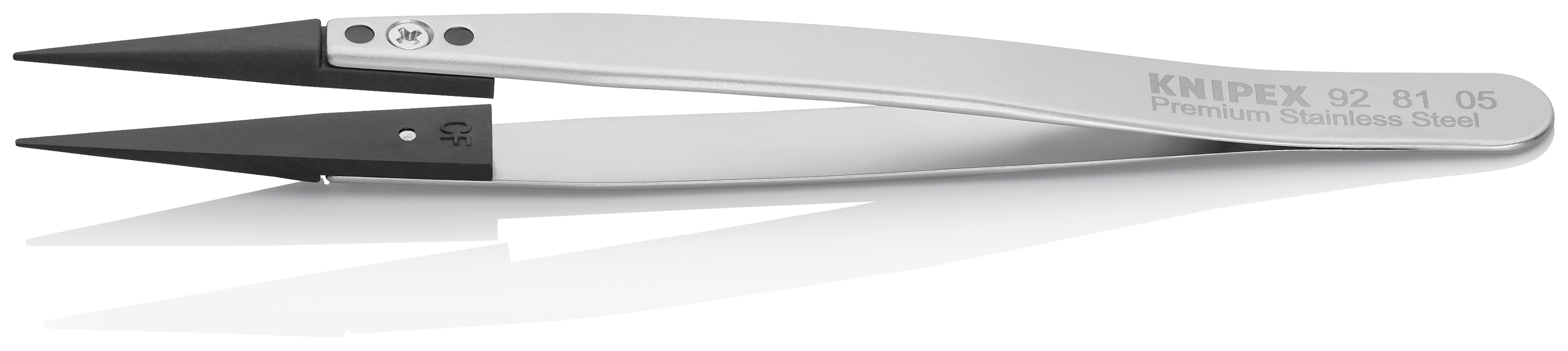 KNIPEX KNIPEX 92 81 05 Pinzette mit Wechselspitzen ESD 130 mm Glatt KNIPEX KNIPEX 92 81 05 Pinzette mit Wechselspitzen ESD 130 mm Glatt