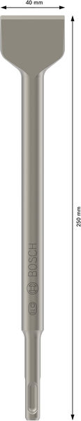 BOSCH Spatmeißel mit SDS plus-Aufnahme, 250 x 40 mm, 1er-Pack