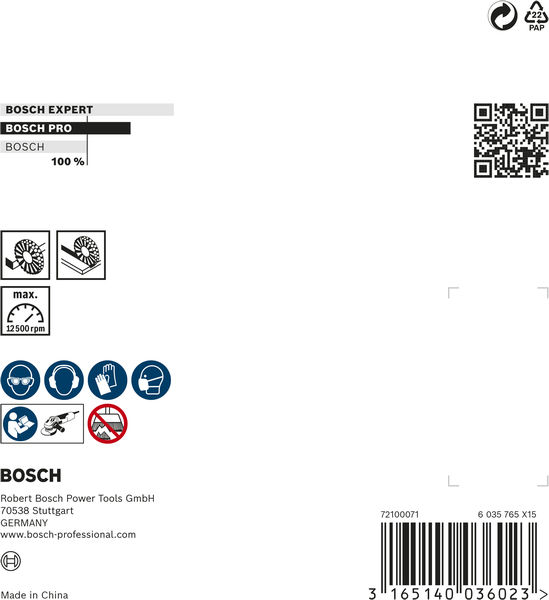 BOSCH PRO Metal heavy Kegelbürste, 100 x 0,5 mm, Gewinde
