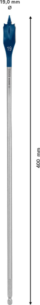 BOSCH EXPERT Self Cut Speed Flachfräsbohrer, 19x400mm BOSCH EXPERT Self Cut Speed Flachfräsbohrer, 19x400mm