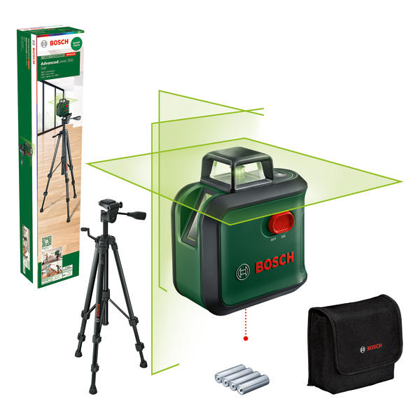 BOSCH Kreuzlinien-Laser AdvancedLevel 360 Set BOSCH Kreuzlinien-Laser AdvancedLevel 360 Set