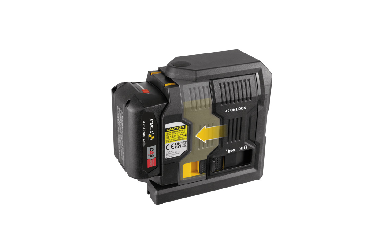 STABILA Kreuzlinien-Lot-Laser LAX 500 G, 12-V-System, 5-teiliges Set, ohne Akku und Ladegerät STABILA Kreuzlinien-Lot-Laser LAX 500 G, 12-V-System, 5-teiliges Set, ohne Akku und Ladegerät