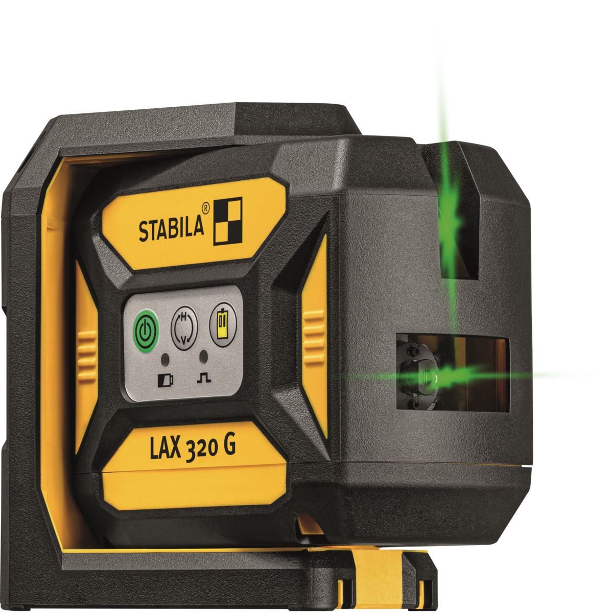 STABILA Kreuzlinien-Lot-Laser LAX 320 G, 5-teiliges Set