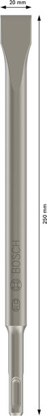 BOSCH PRO SDS plus-4C Flachmeißelset, 20 x 250 mm, 10-tlg. BOSCH PRO SDS plus-4C Flachmeißelset, 20 x 250 mm, 10-tlg.