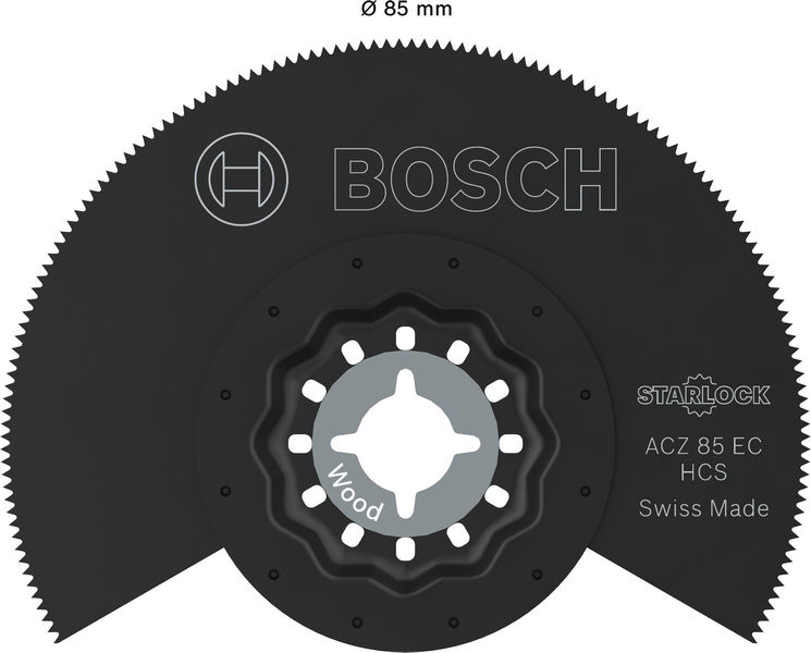 BOSCH ACZ 85 EC Holz Segmentsägeblatt, Starlock, 85 mm
