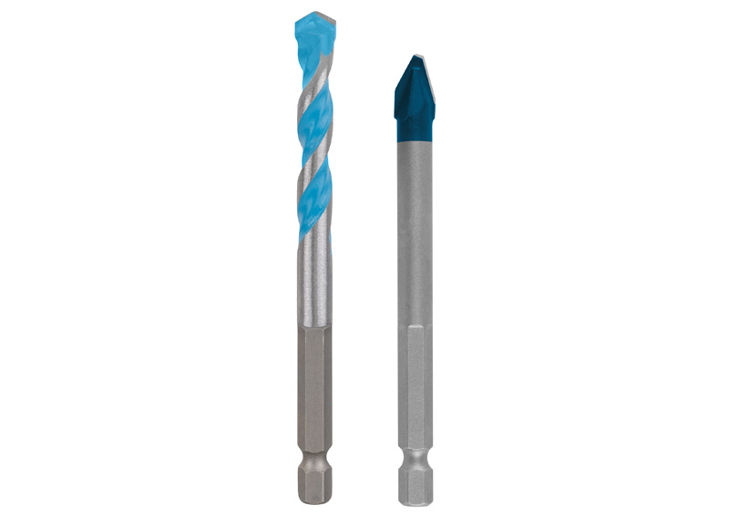 BOSCH EXPERT HEX-9 Hard Ceramic+EXPERT HEX-9 Multi Construction Bohrer-Set, 8mm, 2tlg.
