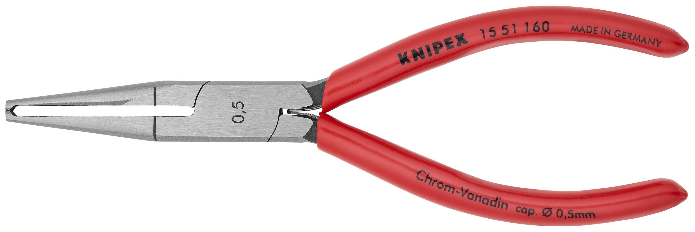 KNIPEX KNIPEX 15 51 160 Abisolierzange 160 mm mit Kunststoff überzogen poliert KNIPEX KNIPEX 15 51 160 Abisolierzange 160 mm mit Kunststoff überzogen poliert