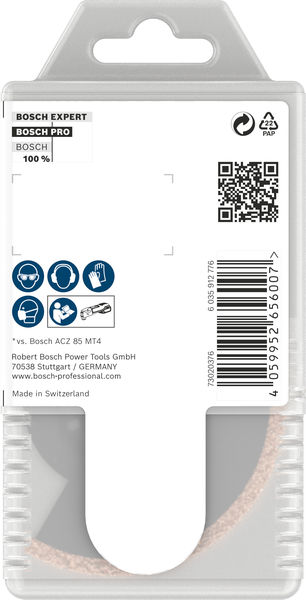BOSCH PRO ACZ 85 RT3 Blatt für Multifunktionswerkzeuge, 85 x 2,5 mm, 10-tlg. BOSCH PRO ACZ 85 RT3 Blatt für Multifunktionswerkzeuge, 85 x 2,5 mm, 10-tlg.