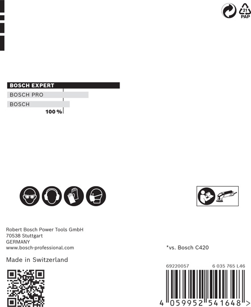 BOSCH EXPERT C470 Deltaschleifblatt, 93mm, K100, 6 Löcher, 5-tlg. BOSCH EXPERT C470 Deltaschleifblatt, 93mm, K100, 6 Löcher, 5-tlg.