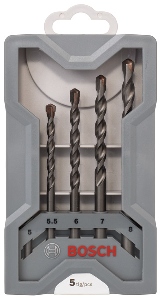 BOSCH 5-tlg. CYL-3 Betonbohrer-Set, 5-8 mm BOSCH 5-tlg. CYL-3 Betonbohrer-Set, 5-8 mm