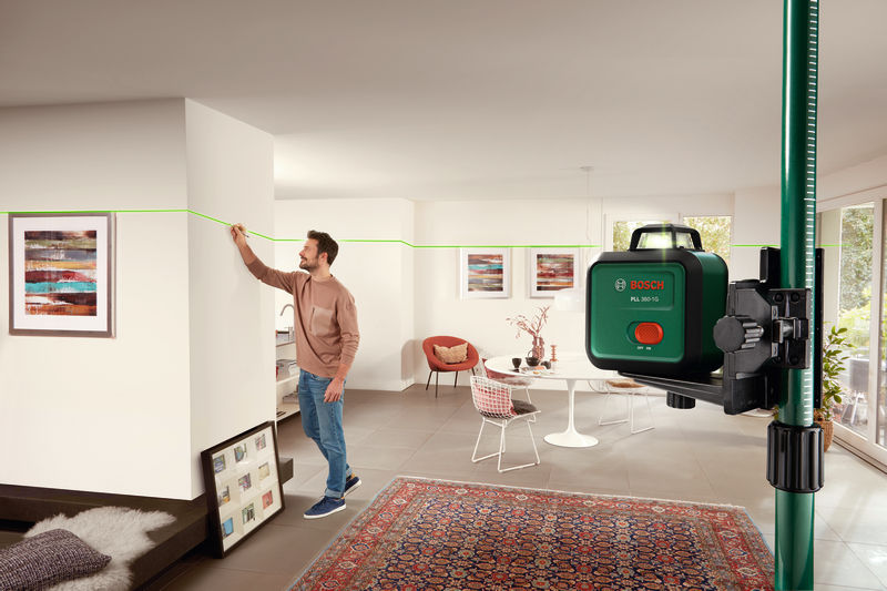 BOSCH Linienlaser PLL 360-1G Set, 1 x Akku BA 3.6V 2.0Ah BOSCH Linienlaser PLL 360-1G Set, 1 x Akku BA 3.6V 2.0Ah