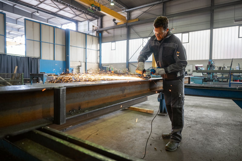 BOSCH Winkelschleifer GWS 12-125 im Handwerkerkoffer