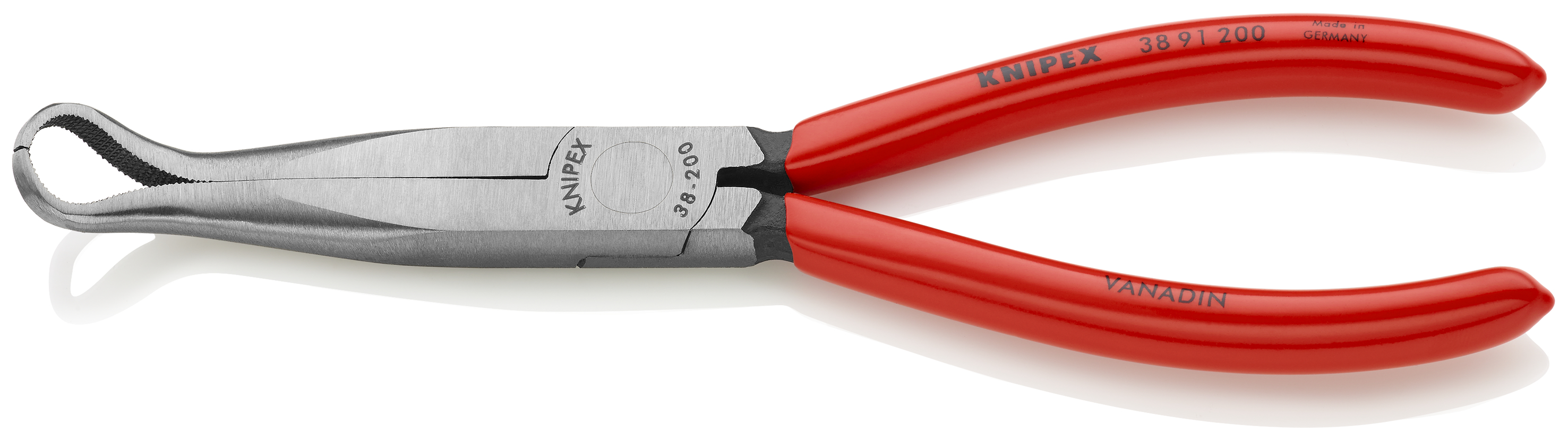 KNIPEX KNIPEX 38 91 200 Mechanikerzange 200 mm schwarz atramentiert mit Kunststoff überzogen poliert KNIPEX KNIPEX 38 91 200 Mechanikerzange 200 mm schwarz atramentiert mit Kunststoff überzogen poliert